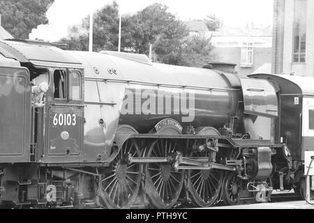 The Flying Scotsman, Holyhead, au nord du Pays de Galles Banque D'Images