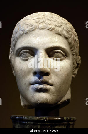 Lanceur de disque moyen période impériale 2e siècle Rome romain après Myron,original grec ,autour de 450 (C.-B.), Banque D'Images