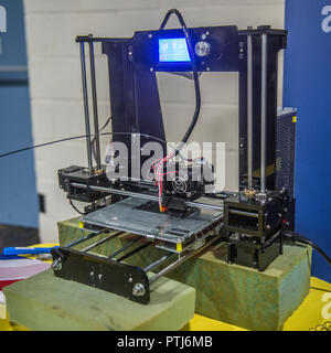 L'impression de l'imprimante 3D Banque D'Images