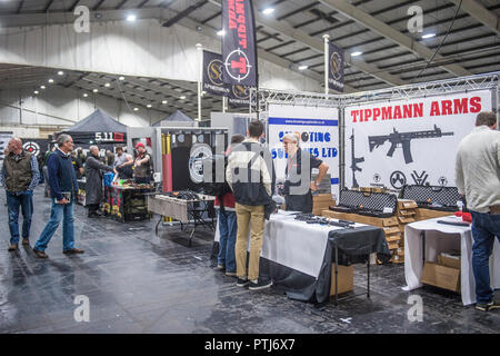 Tir d'armes à feu et show UK juste Banque D'Images