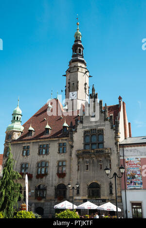 Hôtel de ville à Jawor, Basse-silésie, Pologne Banque D'Images