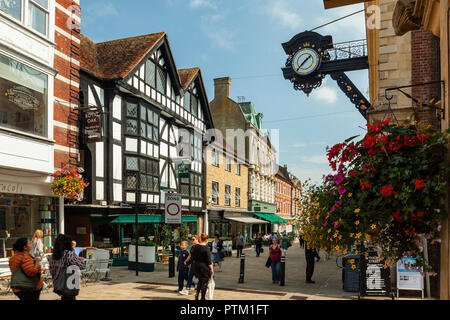 La fin de l'après-midi d'été à Winchester. Banque D'Images