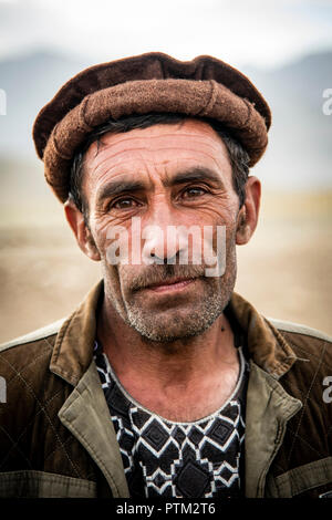 Un homme Wakhi du corridor de Wakhan de l'Afghanistan. Banque D'Images