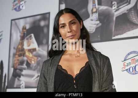 Madrid, Espagne. 9 octobre, 2018. Katy Sainz vaque à San Miguel RO, OM Présentation Gymage au théâtre à Madrid. Legan Crédit : P. Mace/SOPA Images/ZUMA/Alamy Fil Live News Banque D'Images