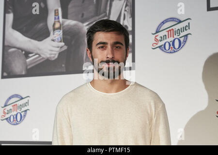 Madrid, Espagne. 9 octobre, 2018. Rayden s'occupe de San Miguel RO, OM Présentation Gymage au théâtre à Madrid. Legan Crédit : P. Mace/SOPA Images/ZUMA/Alamy Fil Live News Banque D'Images