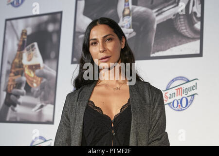 Madrid, Espagne. 9 octobre, 2018. Katy Sainz vaque à San Miguel RO, OM Présentation Gymage au théâtre à Madrid. Legan Crédit : P. Mace/SOPA Images/ZUMA/Alamy Fil Live News Banque D'Images