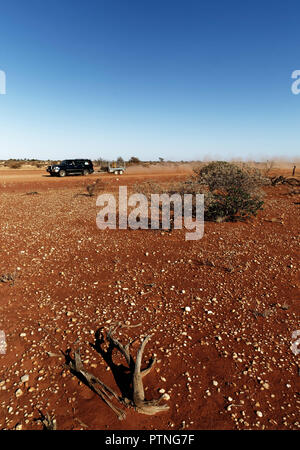 La 97e assemblée annuelle de l'exécution des courses à bush Landor, plus de 1000km au nord de Perth, est la station pour mettre en valeur sociale des familles dans l'Est Gascoyne re Banque D'Images