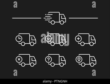 Dans le quartier branché d'icônes Web style plat isolé sur fond. L'icône de la page Web de symbole pour votre web site design, logo, l'app, l'assurance-chômage. Vector, eps10 Illustration de Vecteur