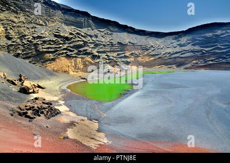 El Golfo, Lanzarote. Banque D'Images