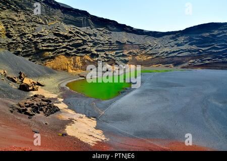 El Golfo, Lanzarote. Banque D'Images