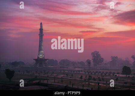 Minar e Pakistan Banque D'Images