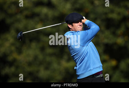 Vernon Kaye au cours de la British Masters Pro-Am à Walton Heath Golf Club, Surrey. Banque D'Images