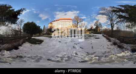 Vue panoramique à 360° de - Leinefelde Brüssel | l'Eichsfeld - Burg - Bodenstein Burggarten