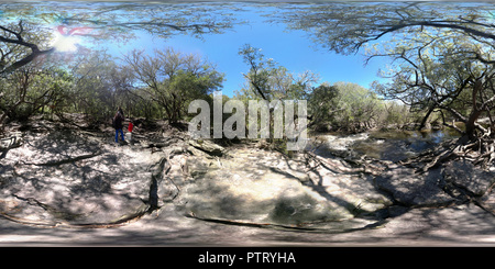 Vue panoramique à 360° de La Glorieta (Parque Nacional El Palmar - Argentine)