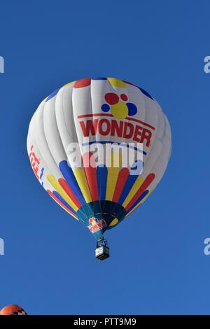 6 octobre 2018 La 47e Albuquerque International Balloon Fiesta d'Albuquerque, Nouveau Mexique en 2018. L'image de crédit Ã' © Lou Novick/Cal Sport Media Banque D'Images