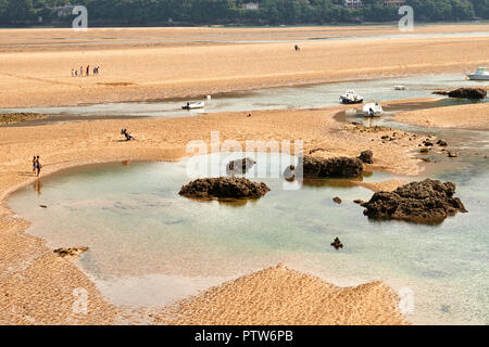 Sukarrieta, réserve de la biosphère d'Urdaibai, Gascogne, Pays basque, Euskadi, Euskal Herria, Espagne, Europe Banque D'Images