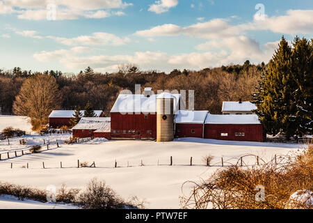 Ferme Goshen, Connecticut, USA Banque D'Images