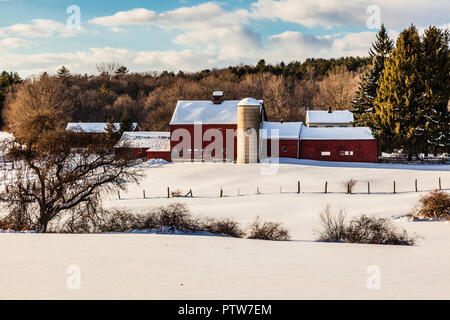 Ferme Goshen, Connecticut, USA Banque D'Images