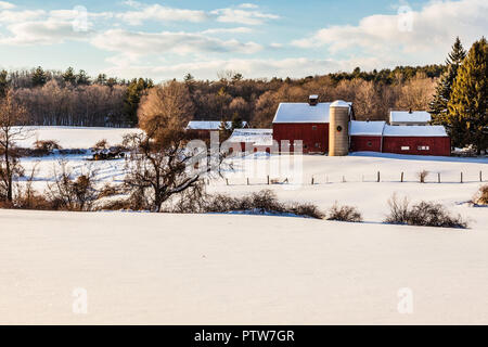 Ferme Goshen, Connecticut, USA Banque D'Images