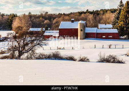 Ferme Goshen, Connecticut, USA Banque D'Images