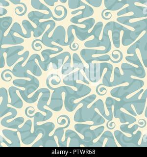 Abstract vector seamless pattern. Arrière-plan dessiné à la main. Pour utiliser le motif du tissu, le motif de remplissage, l'arrière-plan de la page web Illustration de Vecteur