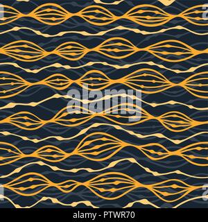 Abstract vector seamless pattern. Texture très tendance. La main de l'origine ethnique. Utiliser pour le tissu, le motif de remplissage, l'arrière-plan de la page web Illustration de Vecteur