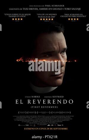 Titre original : d'abord réformé. Titre en anglais : d'abord réformé. Année : 2017. Réalisateur : PAUL SCHRADER. Credit : Killer Films / Arclight Films / Studio Album Omeira / Partenaires Banque D'Images