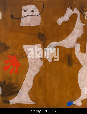 Le Policier, Joan Miro, 1925, Art Institute of Chicago, Chicago, Illinois, USA, Amérique du Nord Banque D'Images