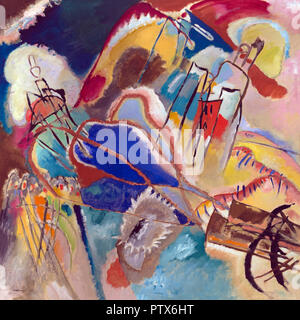Pas d'Improvisation, 30 canons, Wassily Kandinsky, 1913, Art Institute of Chicago, Chicago, Illinois, USA, Amérique du Nord Banque D'Images