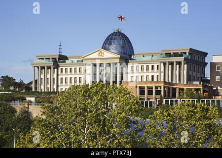 Palais présidentiel à Tbilissi. La Géorgie Banque D'Images