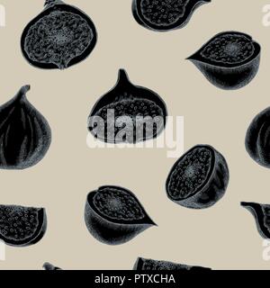 Modèle de vecteur seamless pattern d'automne. Hand drawn vector illustration Illustration de Vecteur