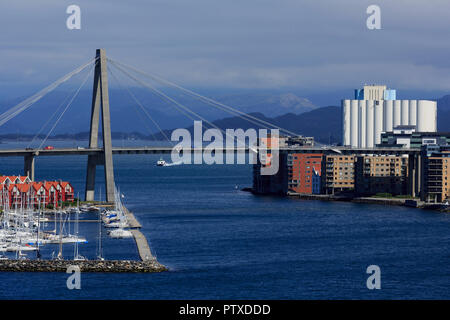 Pont-ville de Stavanger, Norvège, du comté de Ragoland Banque D'Images