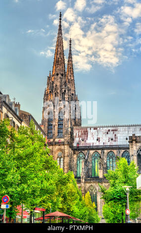 Cathédrale de Notre Dame de l'assomption de Clermont-Ferrand Banque D'Images