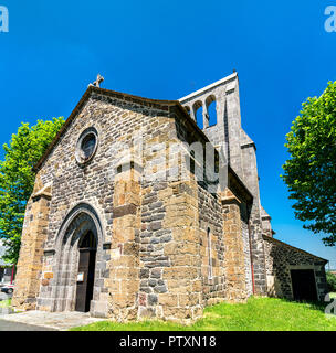 Dans l'église Saint Gal Roffiac village, France Banque D'Images