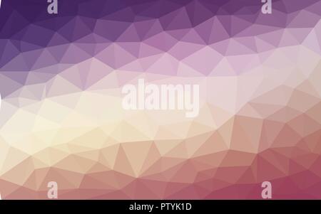 La lumière orange violet vector poly faible fond de cristal. Modèle de conception d'un polygone. Poly faible. Illustration de Vecteur