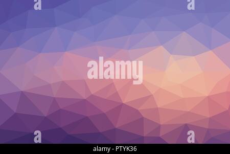 Violet-bleu clair faible vecteur fond cristal poly. Modèle de conception d'un polygone. Poly faible. Illustration de Vecteur