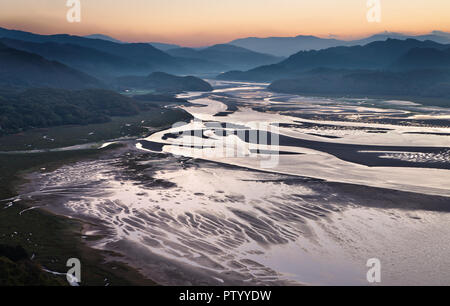 L'estuaire de Mawddach Banque D'Images