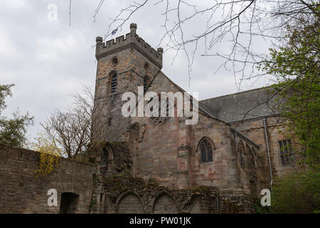 Dans l'abbaye de Culross, Fife, Dunfermline, Ecosse, Royaume-Uni Banque D'Images