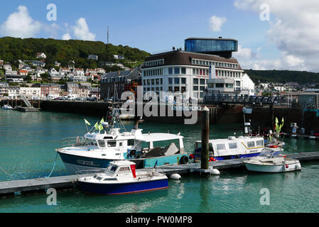 Les Pecheries, Musée de Fécamp, port de pêche, Seine-Maritime, Normandie, France, Europe Banque D'Images