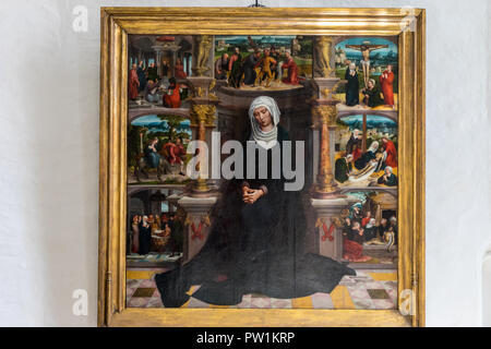 Adriaen Isenbrant de peinture - Notre Dame des Sept Douleurs à Brugge, Belgique, Europe Banque D'Images