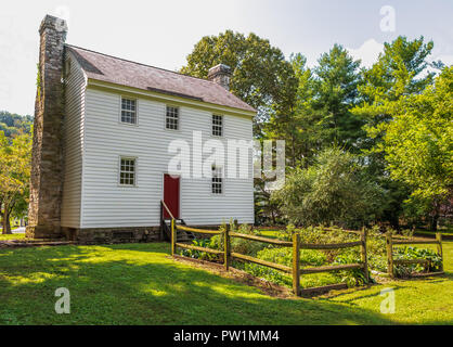 Ripley, TN, USA-10/1/18 : l'arrière de l'hôtel particulier construit, Carter, 1775 par John et Landon Carter. Banque D'Images
