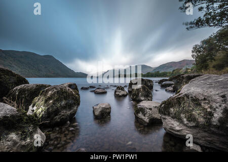 Les roches de la région du Lake District Banque D'Images