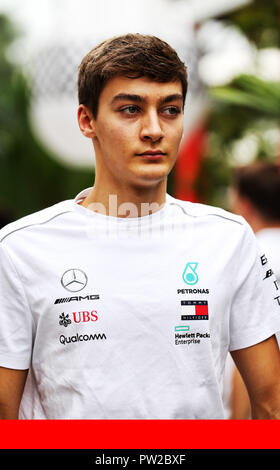 XPB des images à l'aide de Fichier Images PA Britannique PHOTO George Russell Williams pour la saison prochaine, après avoir convenu d'un accord, l'équipe de Formule Un a annoncé. George Russell (GBR) Art Grand Prix / Mercedes AMG F1 Le pilote de réserve. 15.09.2018. Championnat du Monde de Formule 1, Rd 15, Grand Prix de Singapour, Marina Bay Street Circuit, Singapour, Journée de qualification. Crédit photo doit se lire : XPB/Press Association Images. ... Grand Prix de Singapour - Qualifications - Marina Bay Street Circuit ... 15-09-2018 ... Singapour ... Singapour ... Crédit photo doit se lire : XPB/XPB Images. N° de référence unique 38 Banque D'Images