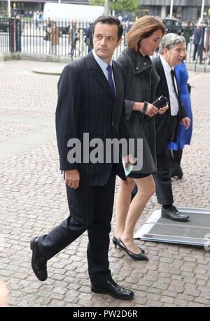 Les célébrités assister à Sir Peter Hall Service d'action de grâces à l'abbaye de Westminster comprend : guest Où : London, Royaume-Uni Quand : 11 Sep 2018 Credit : WENN Banque D'Images