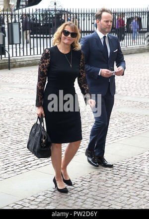 Les célébrités assister à Sir Peter Hall Service d'action de grâces à l'abbaye de Westminster avec : Kim Cattrall Où : London, Royaume-Uni Quand : 11 Sep 2018 Credit : WENN Banque D'Images