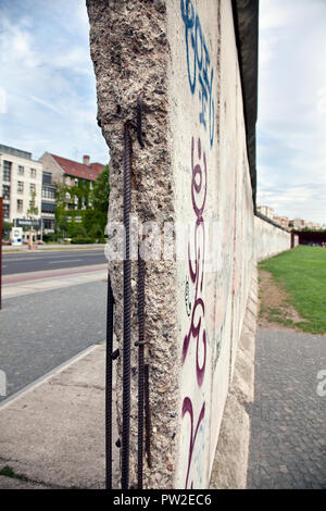 Les pierres du souvenir, du mur de Berlin Banque D'Images