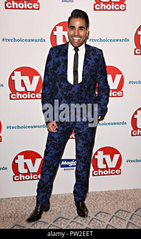 TV Choice Awards au Dorchester Hotel, Park Lane, London comprend : Dr Ranj Singh Où : London, Royaume-Uni Quand : 10 Sep 2018 Source : WENN.com Banque D'Images