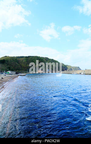 Port de pêche Kozue Iwate Banque D'Images