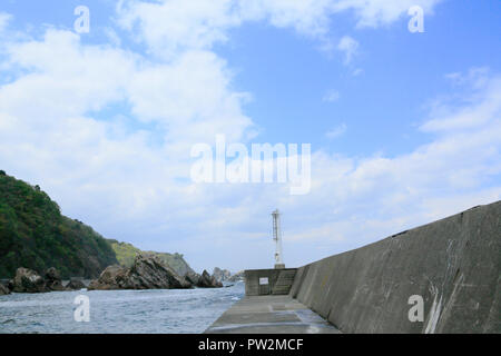 Port de pêche Kozue Iwate Banque D'Images