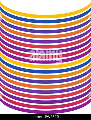 Résumé fond ligne courbe. en couleur arc-en-ciel. Contexte vecteur graphique Illustration de Vecteur